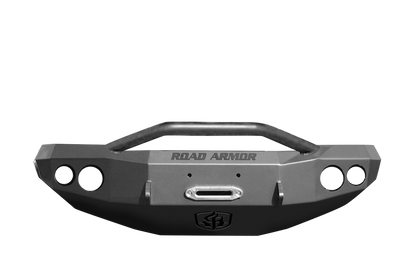Road Armor Stealth Front Winch Bumper Pre-Runner Guard WARN M12000, Smittybilt XRC 2000-2007 GMC 2500 3500 - 23714B
