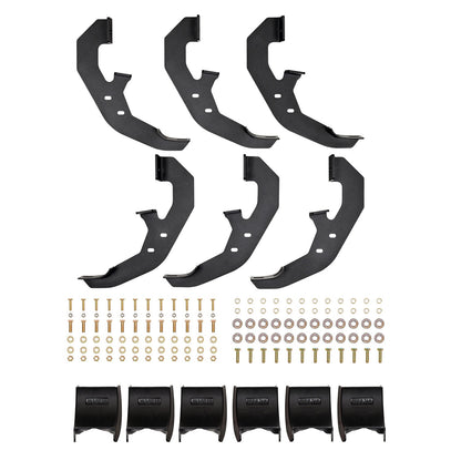 Westin AT6 Running Boards for Chevrolet Silverado / GMC Sierra trucks (2019-2025) - 24-64125