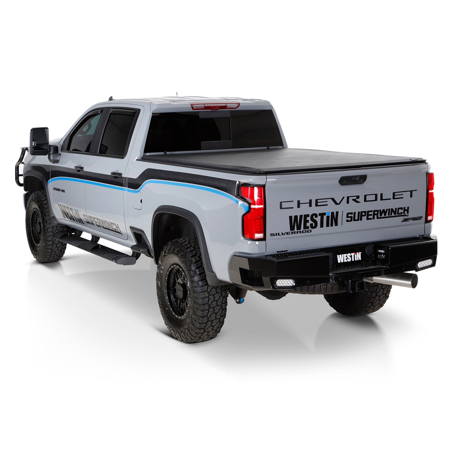 Westin AT6 Running Boards for Chevrolet Silverado / GMC Sierra trucks (2019-2026) - 24-64765