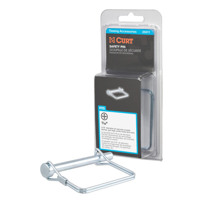 CURT 5/16" Safety Pin (3" Pin Length, Packaged) - 25011