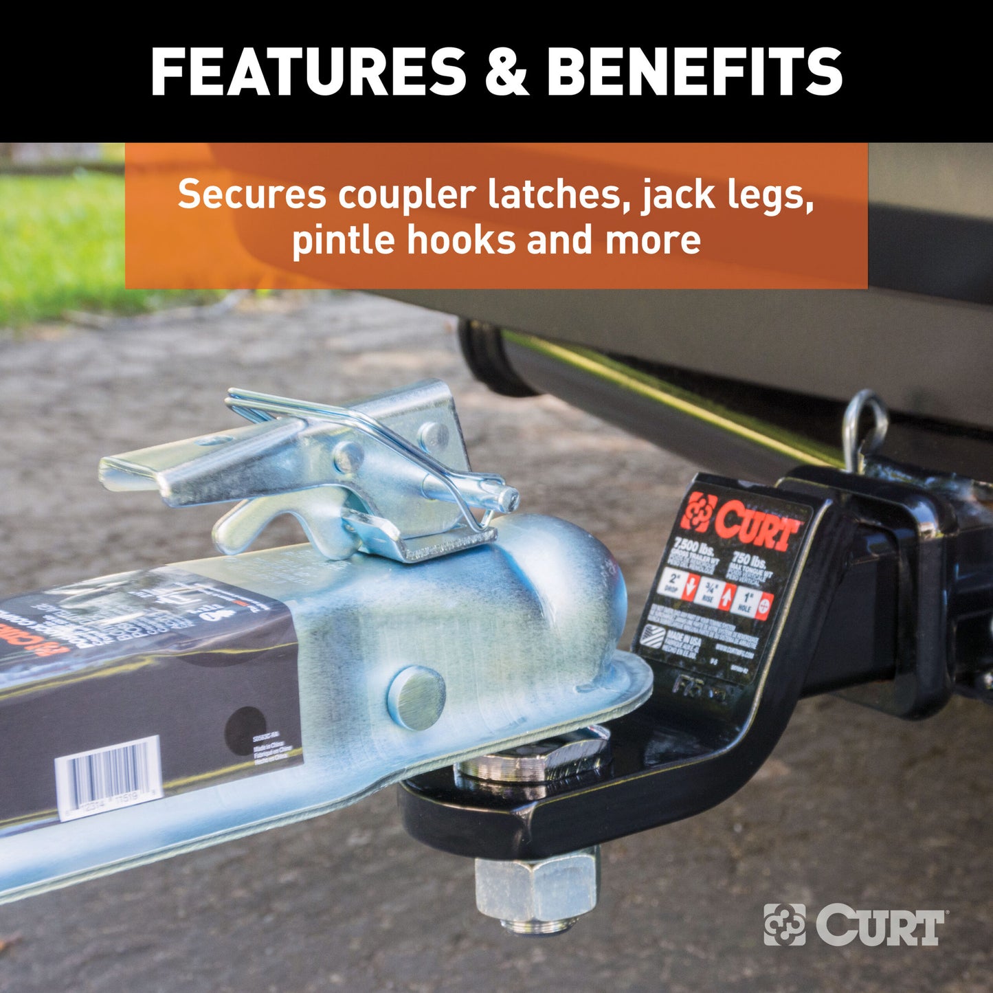 CURT 1/4" Safety Pin (2-3/4" Pin Length) - 25080