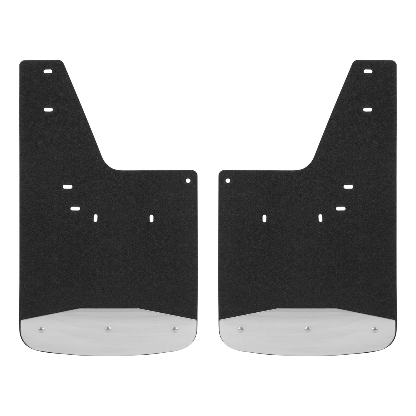 Luverne Front 12" x 20" Rubber Mud Guards, Select Dodge, Ram 1500, 2500, 3500 (2 Flaps)
