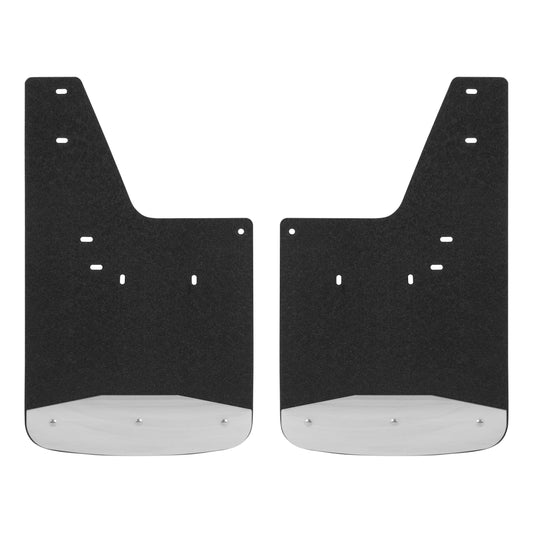 Luverne Front 12" x 20" Rubber Mud Guards, Select Dodge, Ram 1500, 2500, 3500 (2 Flaps)