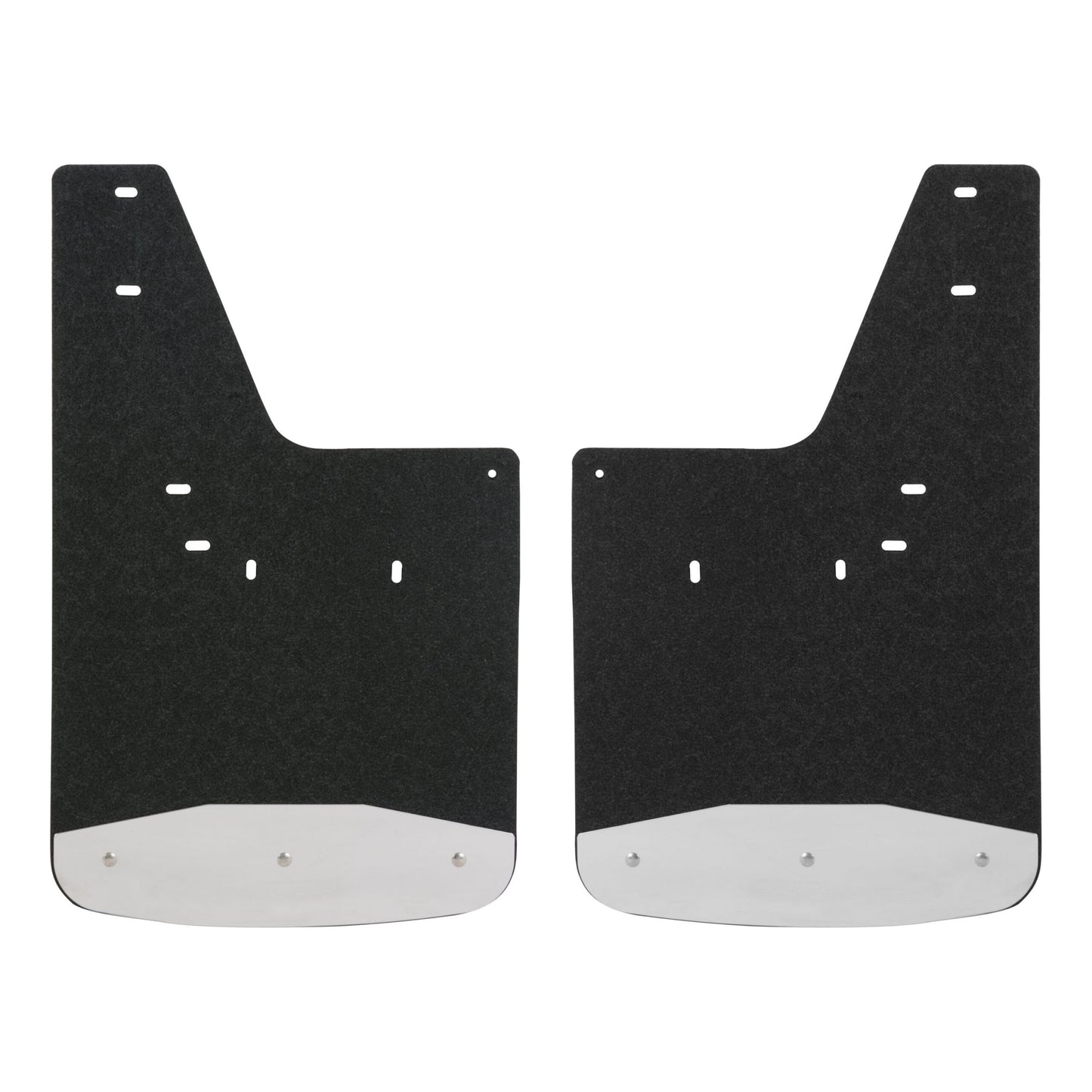 Luverne Rear 12" x 20" Rubber Mud Guards, Select Dodge, Ram 1500, 2500 (2 Flaps)
