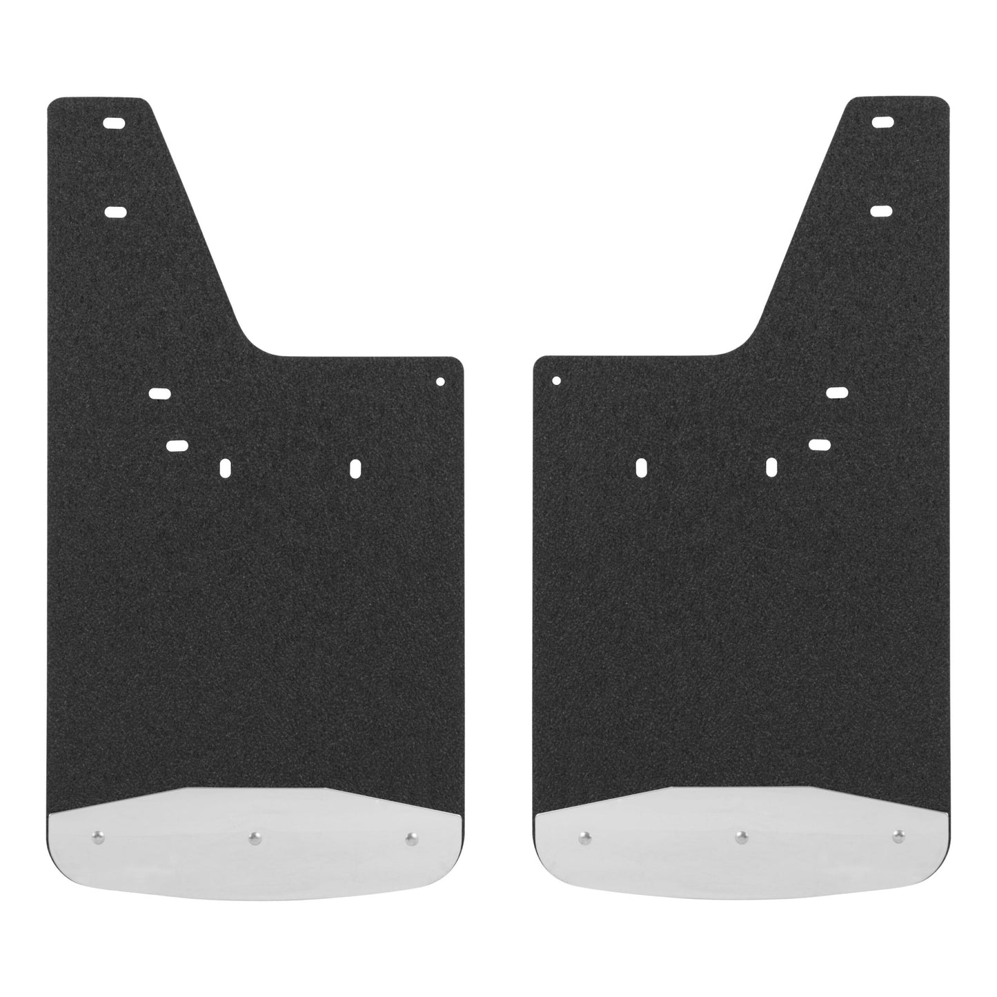 Luverne Rear 12" x 23" Rubber Mud Guards, Select Dodge, Ram 1500, 2500, 3500 (2 Flaps)