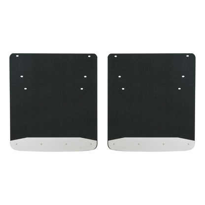 Luverne Rear Dually 20" x 23" Textured Rubber Mud Guards, Select Ram 3500 (2 Flaps)