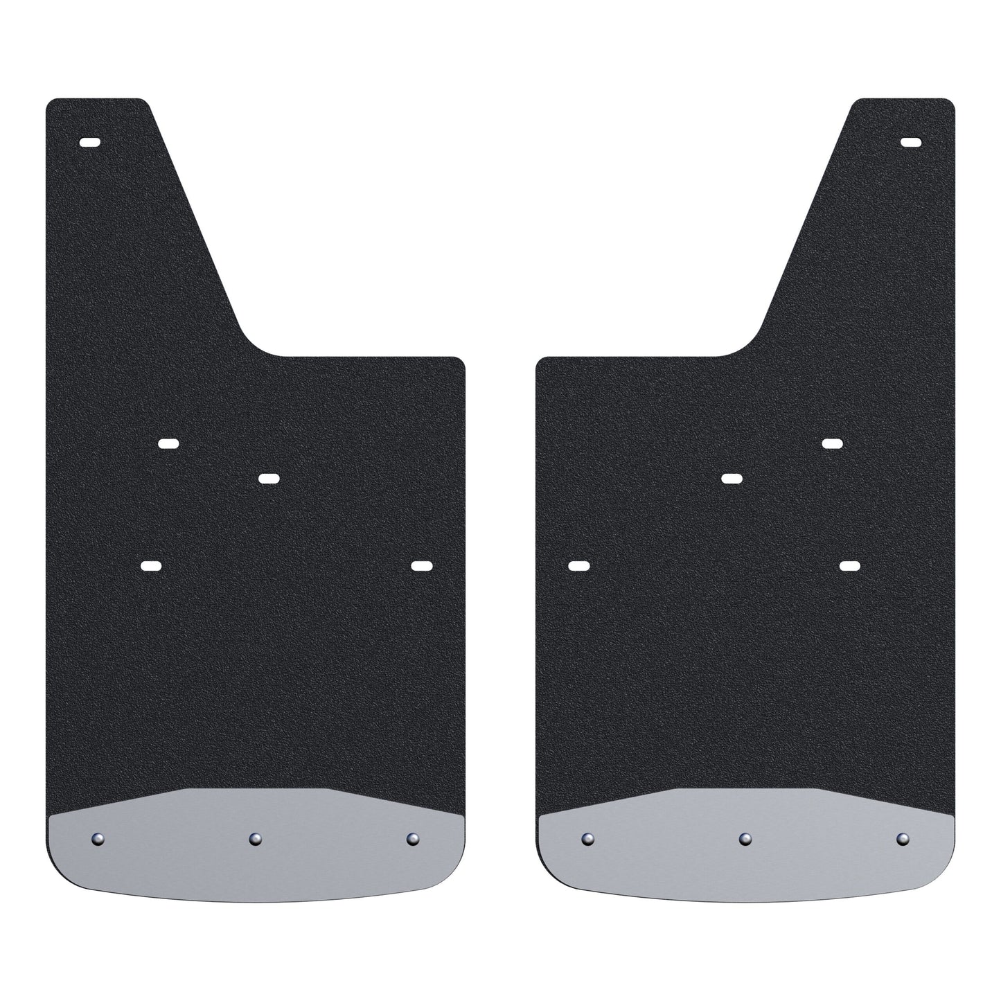 Luverne Front 12" x 23" Rubber Mud Guards, Chevy Silverado 2500, 3500 HD (2 Flaps)