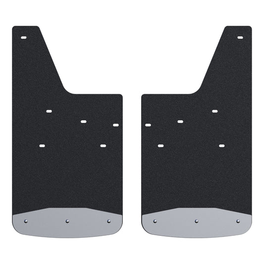 Luverne Rear 12" x 23" Rubber Mud Guards, Select Silverado, GMC Sierra HD (2 Flaps)