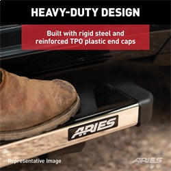 ARIES NovaTrac 6-in x 75-in Polished Stainless Steel Running Boards for Chevrolet/GMC Canyon/Colorado Extended Cab (2015-2022) - 2553003