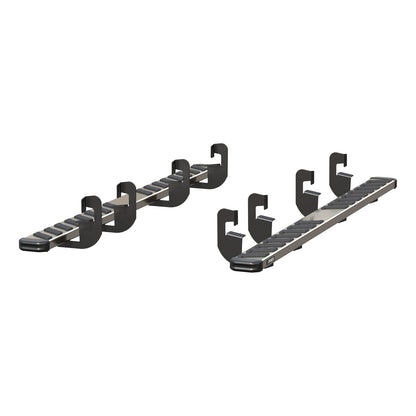 ARIES NovaTrac 6-in x 91-in Polished Stainless Steel Running Boards for Chevrolet/GMC Crew Cab (2019-2026) - 2553004