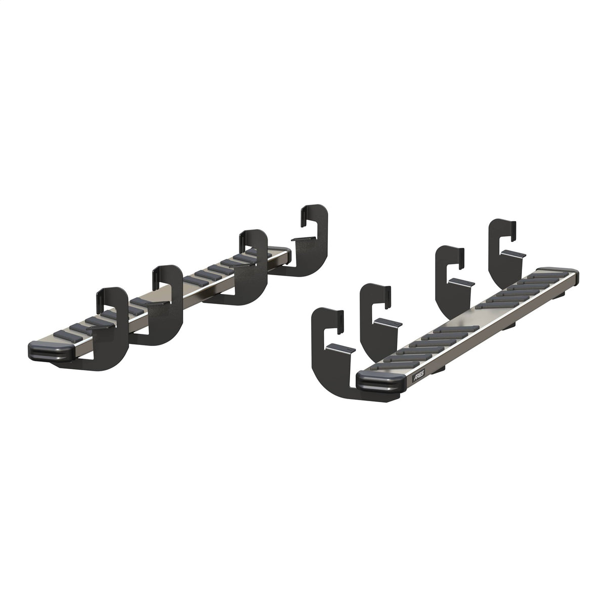 ARIES NovaTrac 6-in x 75-in Polished Stainless Steel Running Boards for Chevrolet/GMC Double Cab (2019-2026) - 2553005