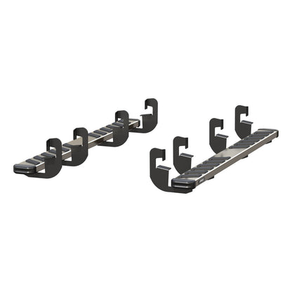 ARIES NovaTrac 6-in x 75-in Polished Stainless Steel Running Boards for Chevrolet/GMC Double Cab (2019-2026) - 2553005