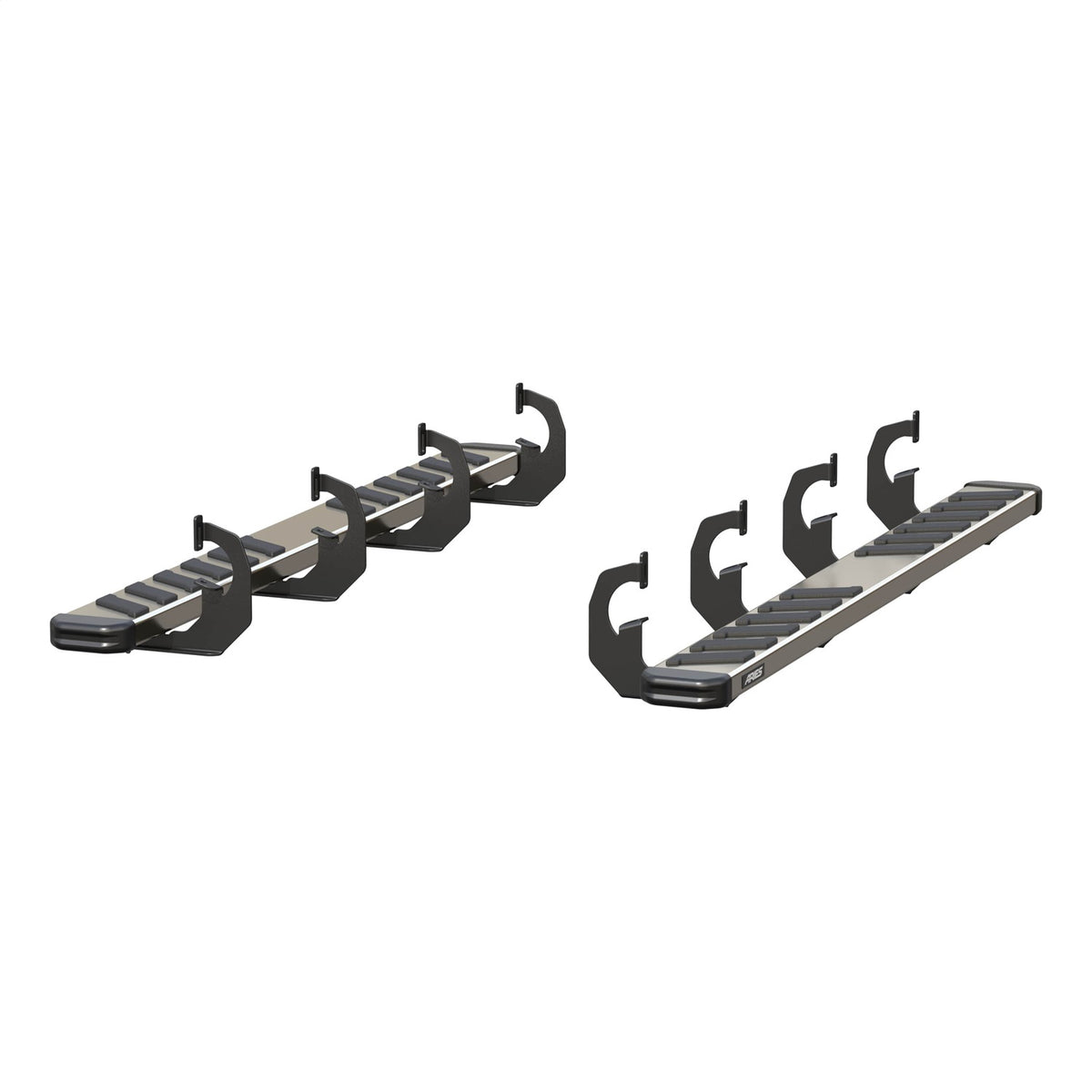 ARIES NovaTrac 6-in x 75-in Polished Stainless Steel Running Boards for Chevrolet/GMC Double Cab (2007-2019) - 2553006