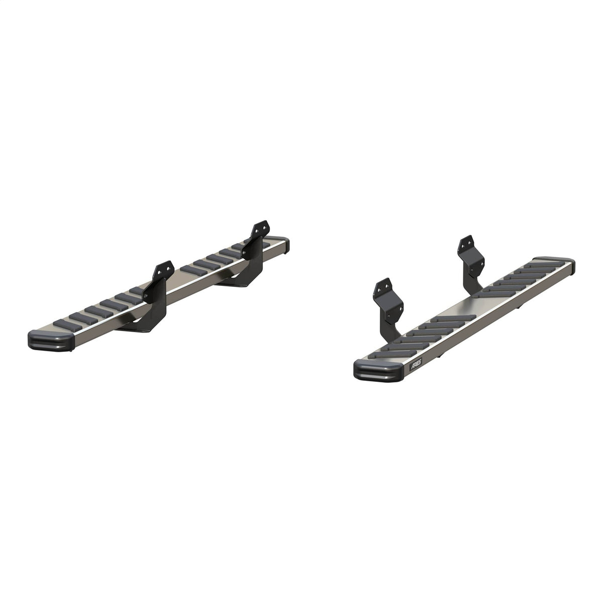 ARIES NovaTrac 6-in x 75-in Polished Stainless Steel Running Boards for Ford F-150, F-250/F-350/F-450/F-550 Super Duty (2015-2026) - 2553019