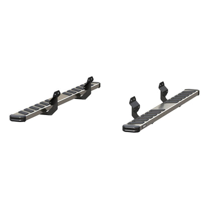 ARIES NovaTrac 6-in x 75-in Polished Stainless Steel Running Boards for Ford F-150, F-250/F-350/F-450/F-550 Super Duty (2015-2026) - 2553019