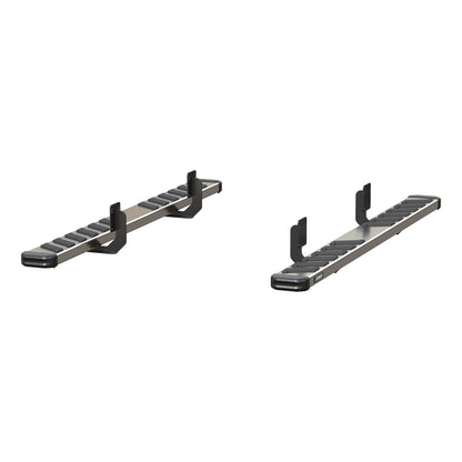 ARIES NovaTrac 6-in x 75-in Polished Stainless Steel Running Boards for Ford F-250/F-350 Super Duty SuperCab (1999-2016) - 2553023