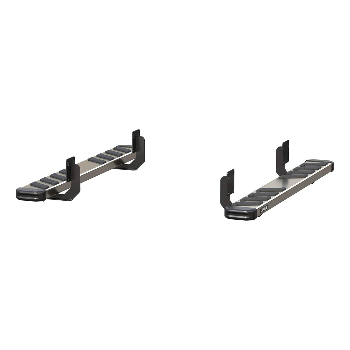 ARIES NovaTrac 6-in x 53-in Polished Stainless Steel Running Boards for Ford F-250/F-350 Super Duty Regular Cab (1999-2016) - 2553024