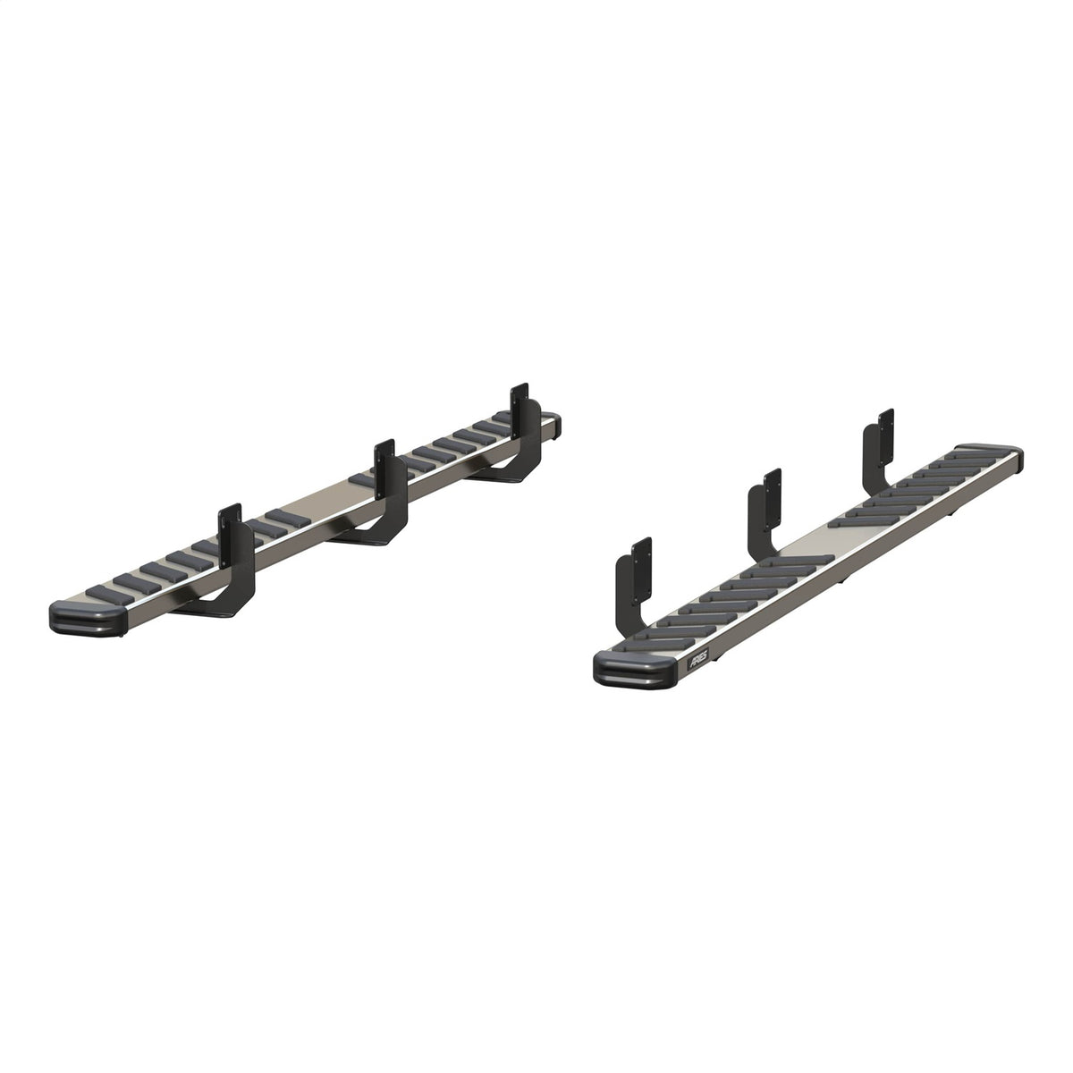 ARIES NovaTrac 6-in x 91-in Polished Stainless Steel Running Boards for Ford F-250/F-350/F-450 Super Duty SuperCrew (1999-2016) - 2553025