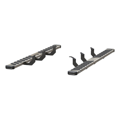 ARIES NovaTrac 6-in x 85-in Polished Stainless Steel Running Boards for Toyota Tundra Access Cab/CrewMax Cab (2007-2021) - 2553036