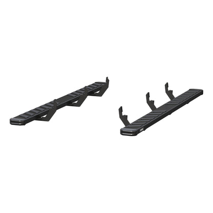 ARIES NovaTrac 6-in x 85-in Black E-Coat Steel Running Boards for Chevrolet/GMC Canyon/Colorado Crew Cab (2015-2026) - 2554002