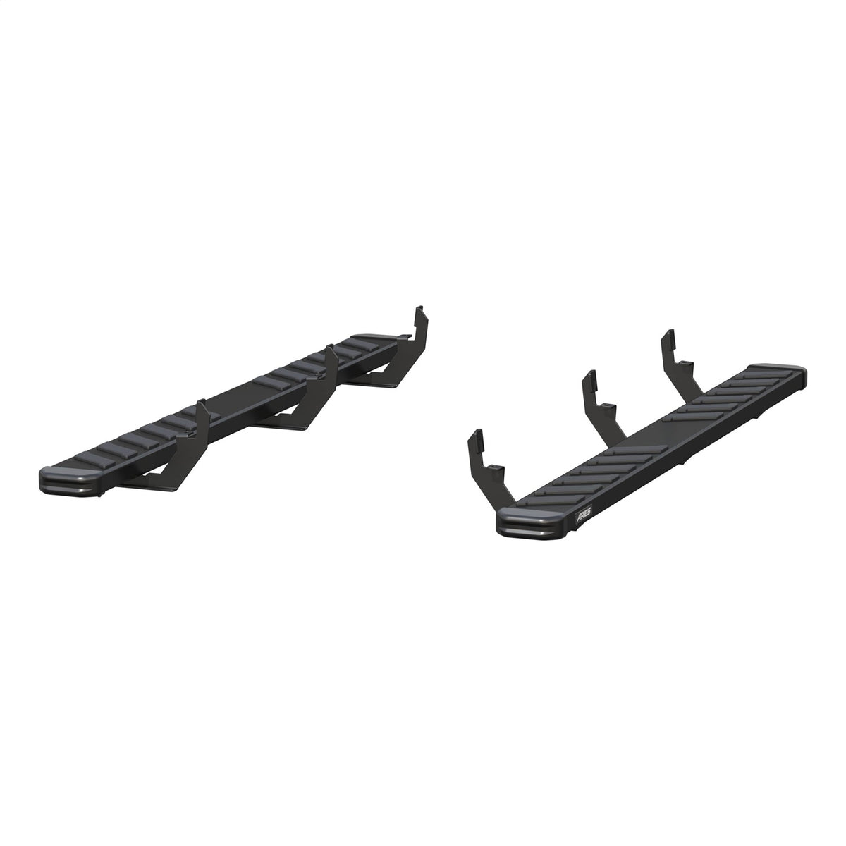 ARIES NovaTrac 6-in x 75-in Black E-Coat Steel Running Boards for Chevrolet/GMC Canyon/Colorado Extended Cab (2015-2022) - 2554003