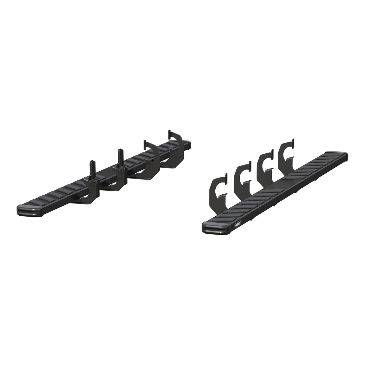ARIES NovaTrac 6-in x 91-in Black E-Coat Steel Running Boards for Chevrolet/GMC Silverado/Sierra 2500 HD, 3500 HD Crew Cab (2007-2019) - 2554008
