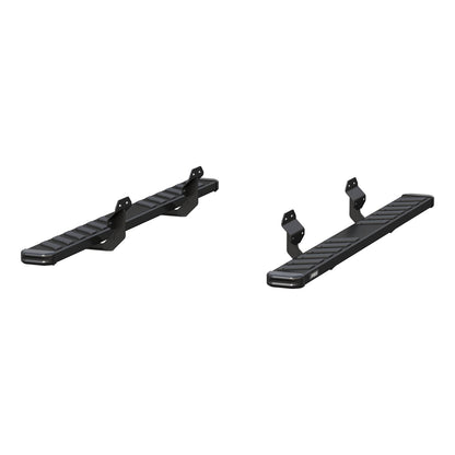 ARIES NovaTrac 6-in x 75-in Black E-Coat Steel Running Boards for Ford F-150, F-250/F-350/F-450/F-550 Super Duty Cab & Chassis/SuperCab (2015-2026) - 2554019