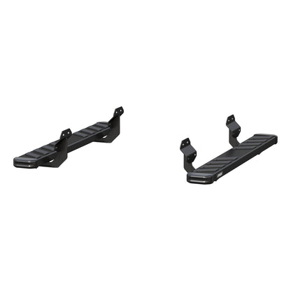 ARIES NovaTrac 6-in x 53-in Black Steel Running Boards for Ford F-150, F-250/F-350/F-450/F-550 Super Duty (2015-2026) - 2554021