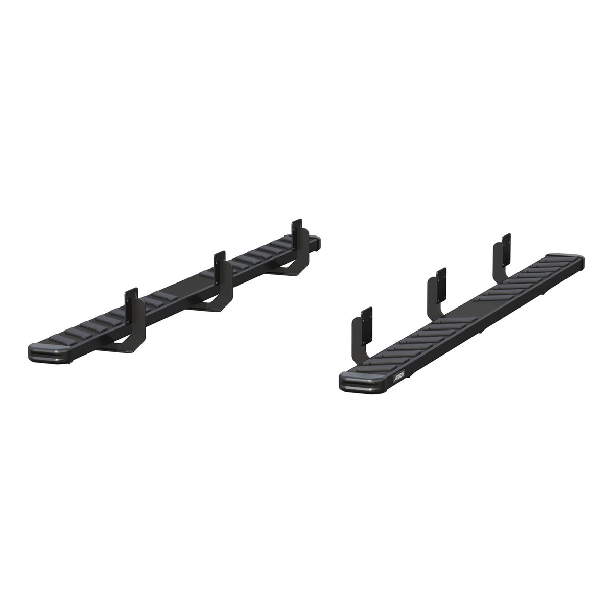 ARIES NovaTrac 6-in x 91-in Black E-Coat Steel Running Boards for Ford F-250/F-350/F-450 Super Duty SuperCrew (1999-2016) - 2554025