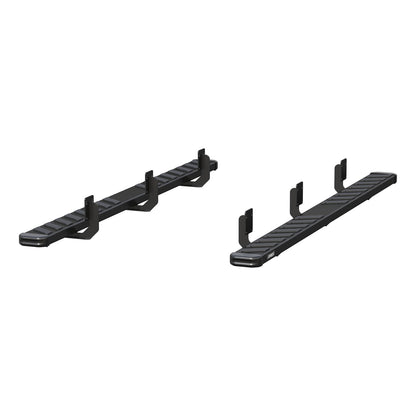 ARIES NovaTrac 6-in x 91-in Black E-Coat Steel Running Boards for Ford F-250/F-350/F-450 Super Duty SuperCrew (1999-2016) - 2554025