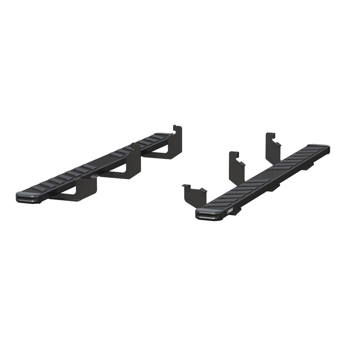 ARIES NovaTrac 6-in x 85-in Black E-Coat Steel Running Boards for Ford Ranger SuperCrew (2019-2026) - 2554026