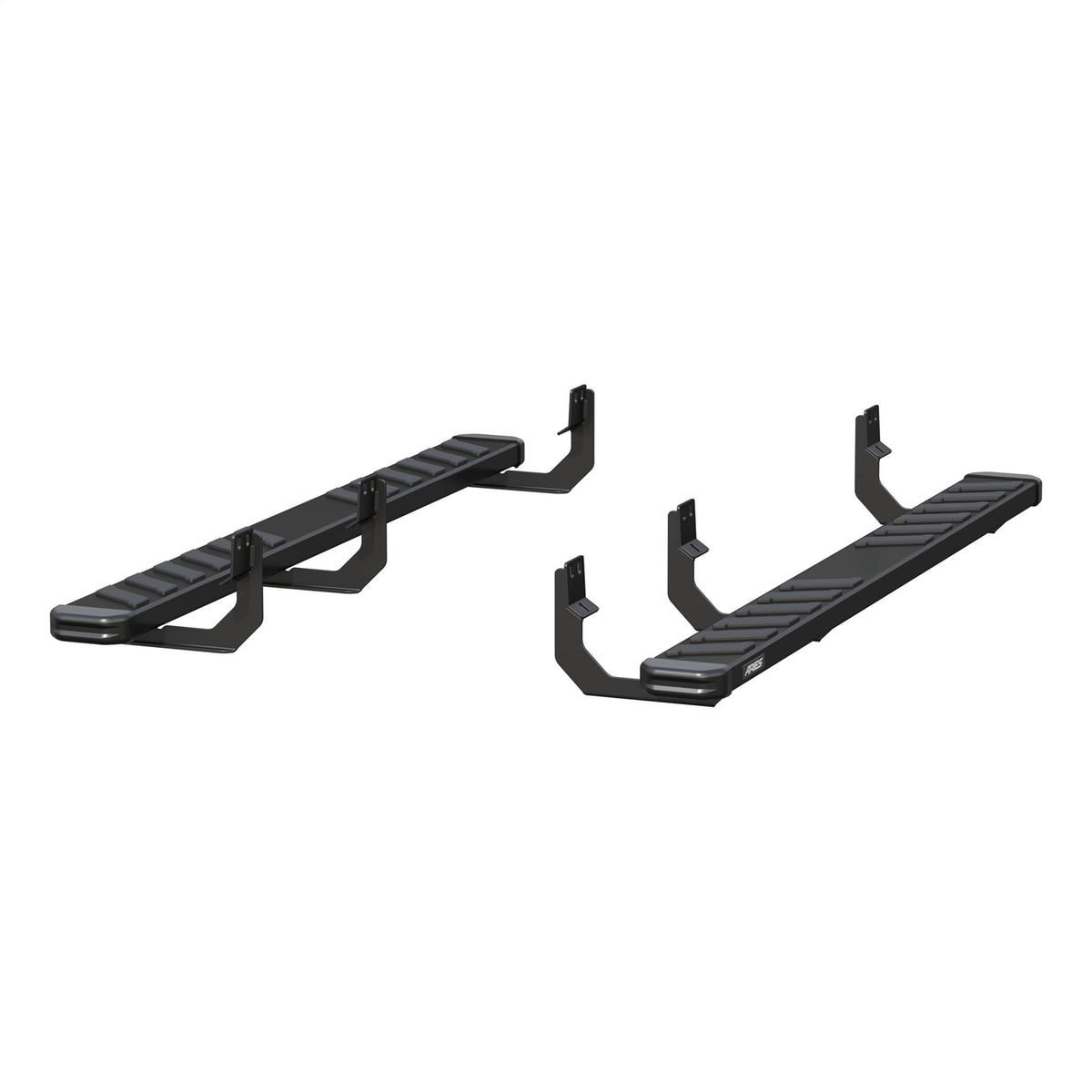 ARIES NovaTrac 6-in x 75-in Black E-Coat Steel Running Boards for Nissan Titan King Cab (2009-2018) - 2554029