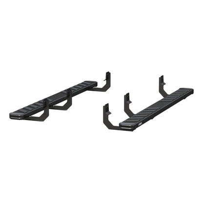 ARIES NovaTrac 6-in x 75-in Black E-Coat Steel Running Boards for Nissan Titan King Cab (2009-2018) - 2554029
