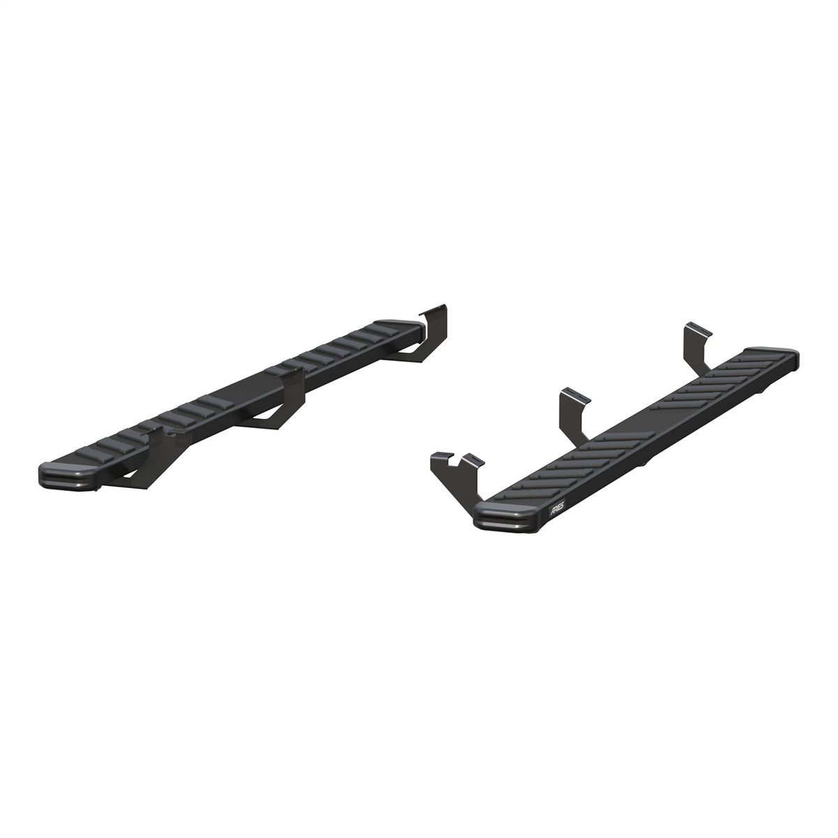 ARIES NovaTrac 6-in x 85-in Black E-Coat Steel Running Boards for Toyota Tacoma Double Cab (2005-2023) - 2554033