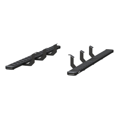 ARIES NovaTrac 6-in x 85-in Black E-Coat Steel Running Boards for Toyota Tundra CrewMax Cab (2022-2026) - 2554035