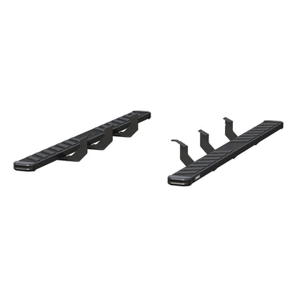 ARIES NovaTrac 6-in x 85-in Black E-Coat Steel Running Boards for Toyota Tundra Access Cab/CrewMax Cab (2007-2021) - 2554036