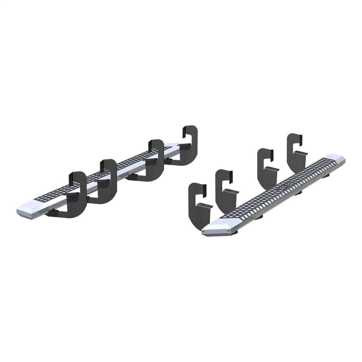 ARIES AdvantEDGE Chrome Aluminum 91-in Truck Running Boards for Chevrolet/GMC Sierra 1500 Limited, Silverado/Sierra 1500, 2500 HD, 3500 HD (2019-2026) - 2555015