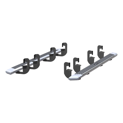 ARIES AdvantEDGE Chrome Aluminum 91-in Truck Running Boards for Chevrolet/GMC Sierra 1500 Limited, Silverado/Sierra 1500, 2500 HD, 3500 HD (2019-2026) - 2555015