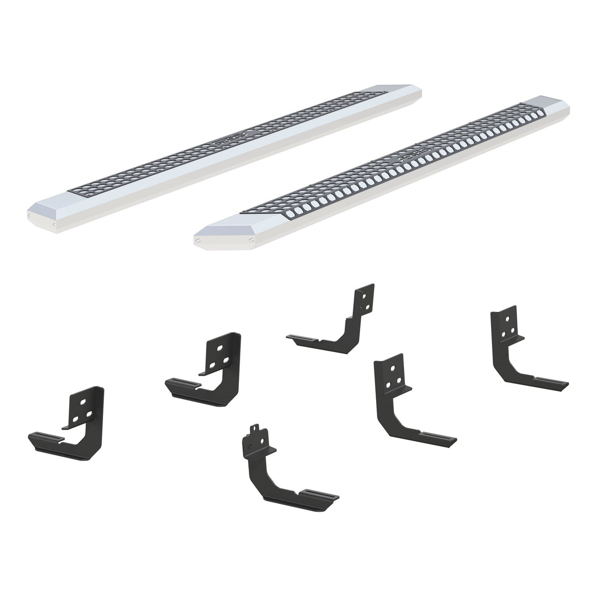 ARIES AdvantEDGE Chrome Aluminum 91-in Truck Running Boards for Dodge/RAM 2500/3500 (2010-2026) - 2555026