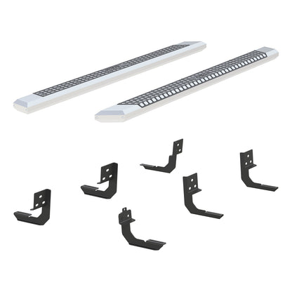 ARIES AdvantEDGE Chrome Aluminum 91-in Truck Running Boards for Dodge/RAM 2500/3500 (2010-2026) - 2555026