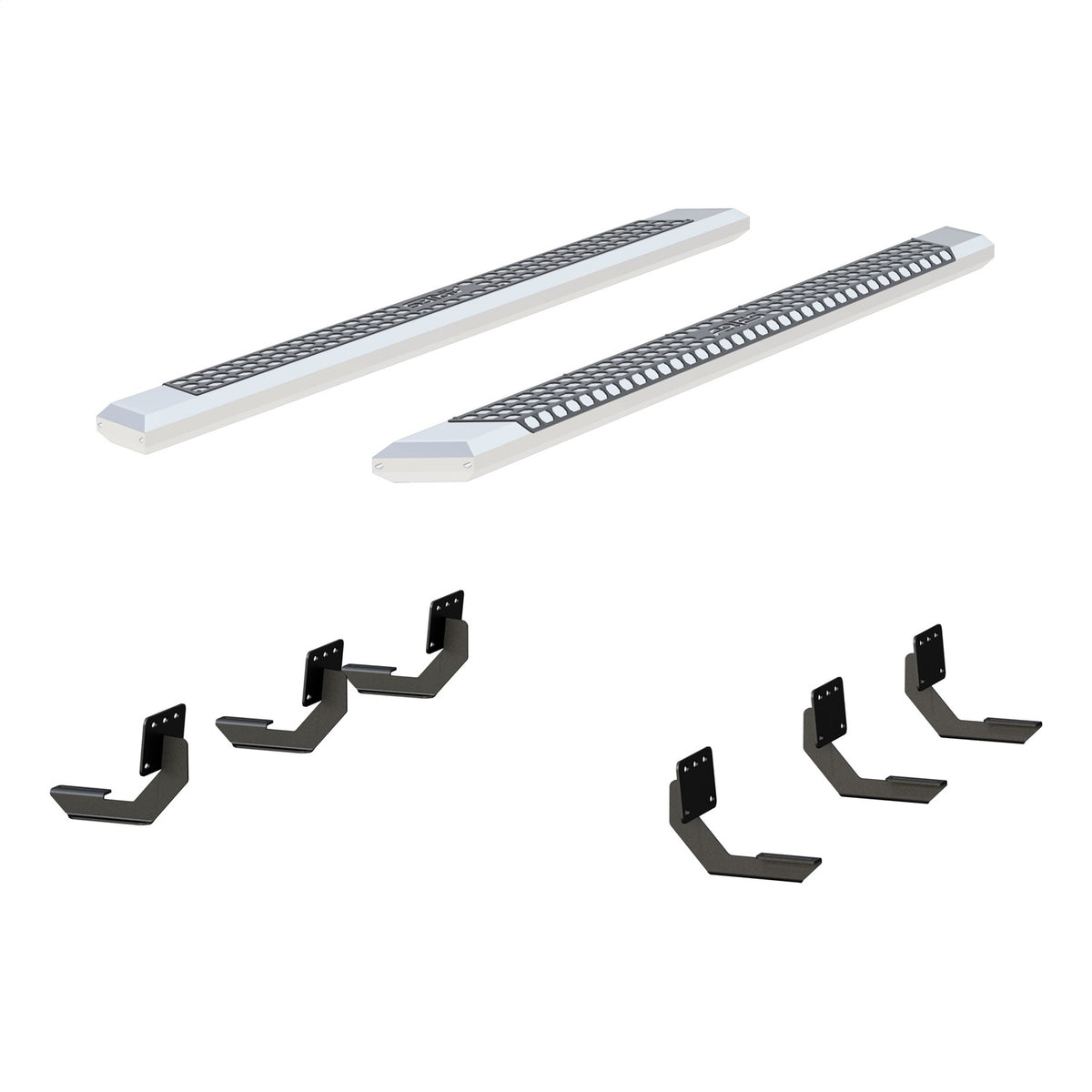 ARIES AdvantEDGE Chrome Aluminum 91-in Truck Running Boards for RAM 1500 Crew Cab (2019-2026) - 2555049