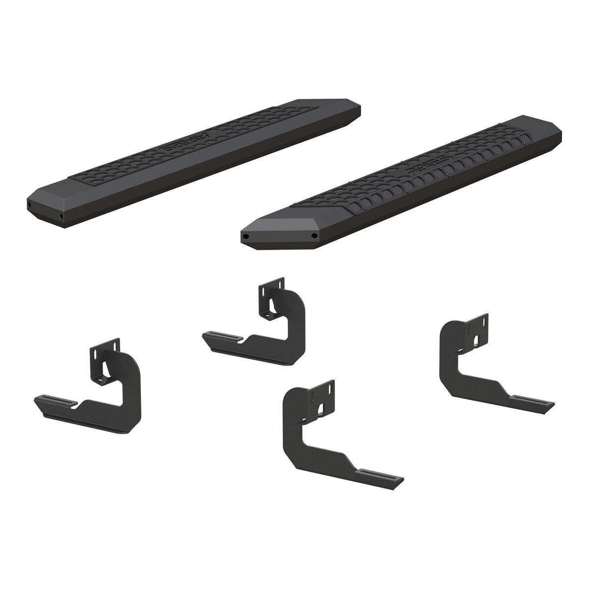ARIES AdvantEDGE Black Aluminum 53-in Truck Running Boards for Ford F-150 Regular Cab (2007-2014) - 2556007