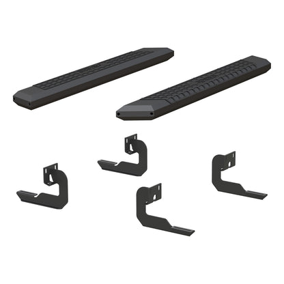 ARIES AdvantEDGE Black Aluminum 53-in Truck Running Boards for Ford F-150 Regular Cab (2007-2014) - 2556007