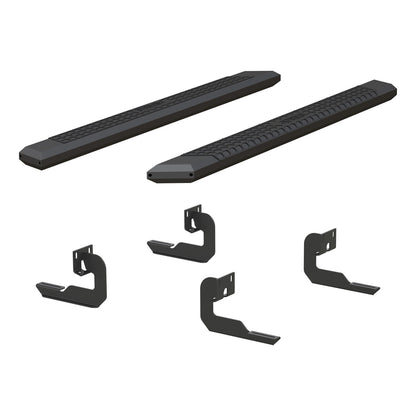 ARIES AdvantEDGE Black Aluminum 75-in Truck Running Boards for Ford F-150 SuperCab (2007-2014) - 2556008