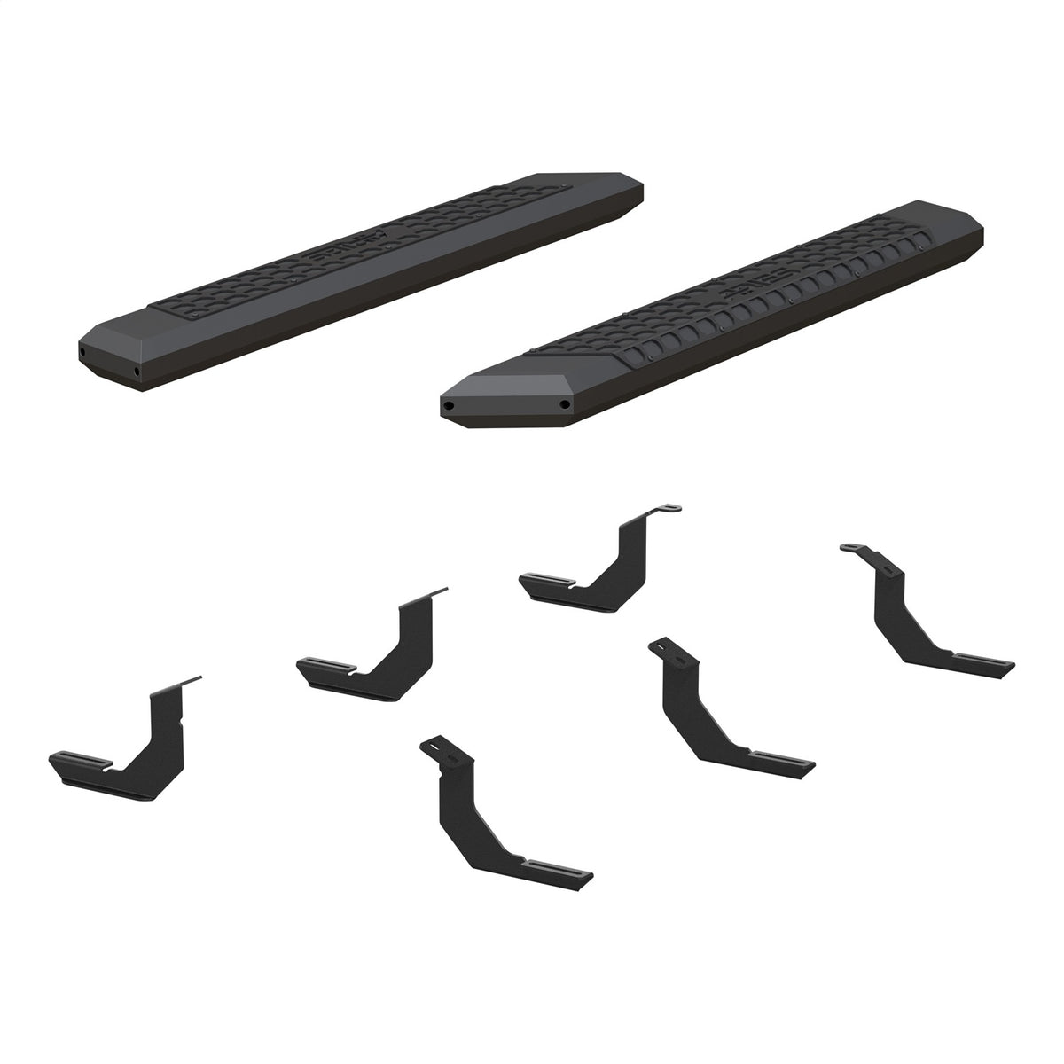 ARIES AdvantEDGE Black Aluminum 53-in Truck Running Boards for Toyota Tundra Regular Cab (2007-2017) - 2556018