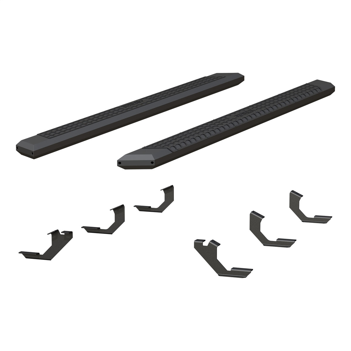 ARIES AdvantEDGE Black Aluminum 85-in Truck Running Boards for Toyota Tacoma Double Cab (2005-2023) - 2556023