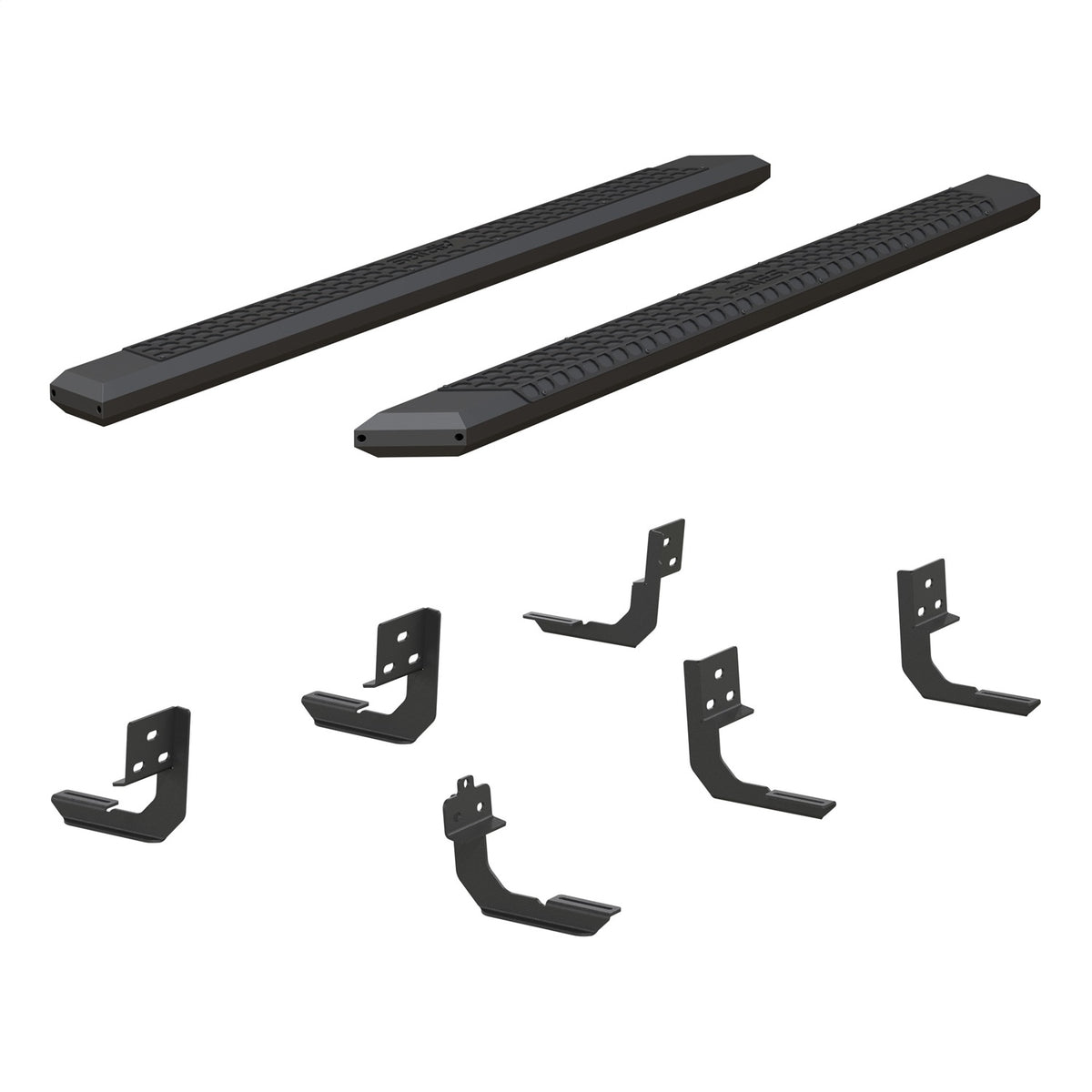 ARIES AdvantEDGE Black Aluminum 91-in Truck Running Boards for Dodge/RAM 2500/3500 (2009-2026) - 2556026