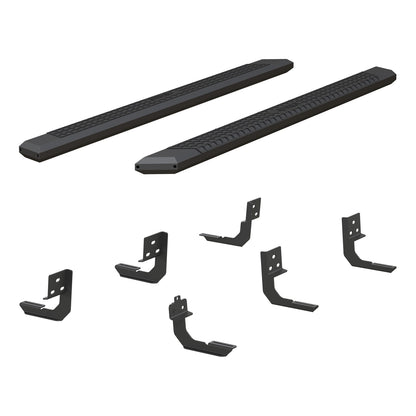ARIES AdvantEDGE Black Aluminum 91-in Truck Running Boards for Dodge/RAM 2500/3500 (2009-2026) - 2556026