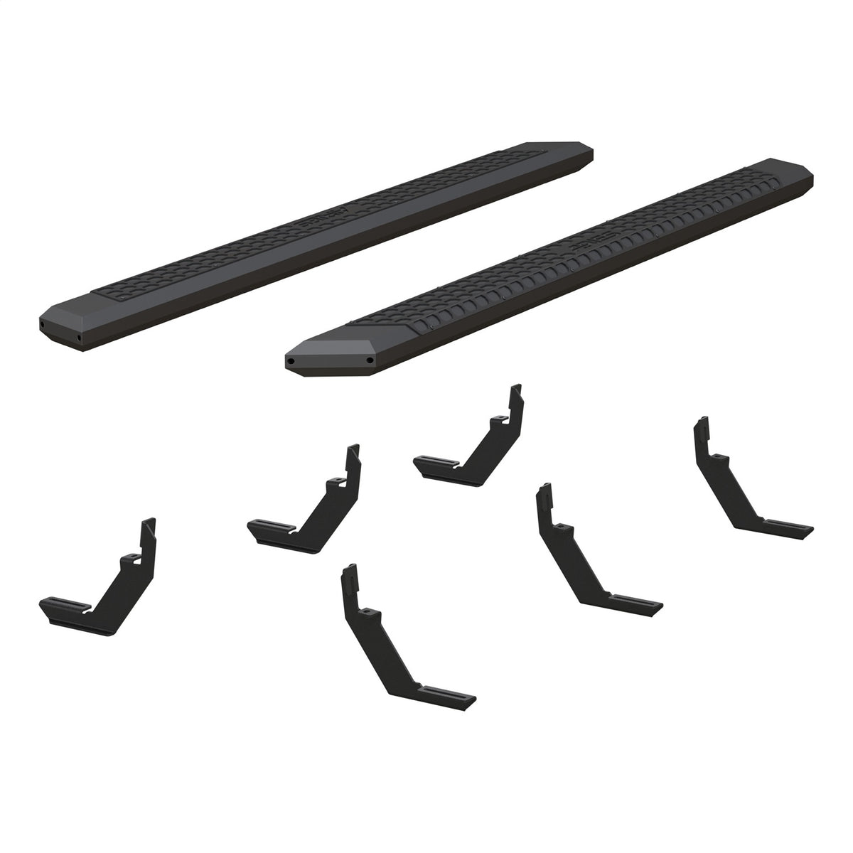 ARIES AdvantEDGE Black Aluminum 85-in Truck Running Boards for Chevrolet/GMC Canyon/Colorado Crew Cab (2015-2026) - 2556044