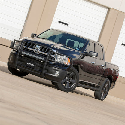 ARIES AdvantEDGE Black Aluminum 91-in Truck Running Boards for RAM 1500 Crew Cab (2019-2026) - 2556049
